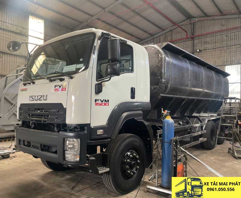 Xe Bồn Cám 24 Khối Isuzu 3 Chân Chở Thức Ăn Chăn Nuôi 7 xe bồn cám 24 khối isuzu 3 chân