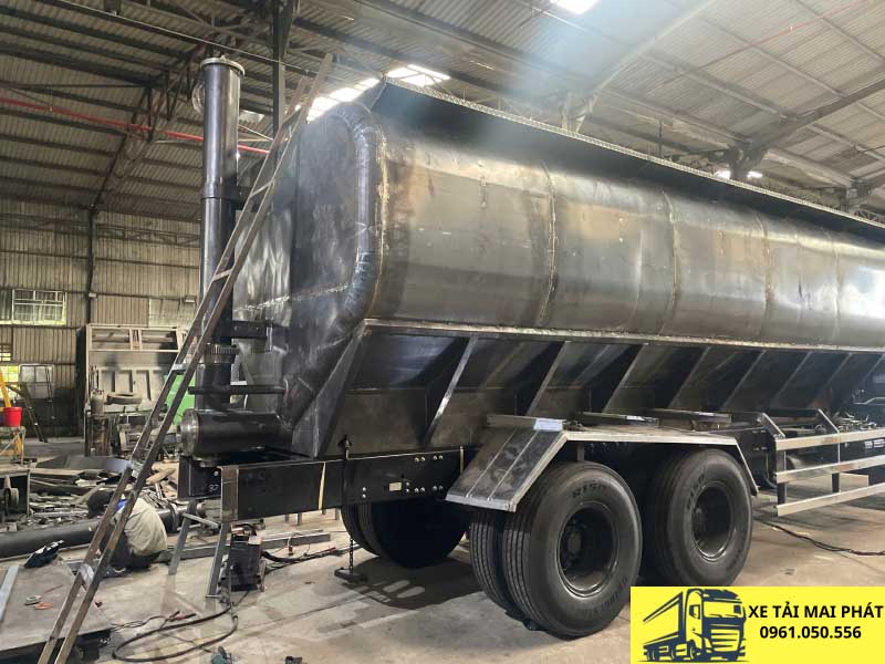 Xe Bồn Cám 24 Khối Isuzu 3 Chân Chở Thức Ăn Chăn Nuôi 11 xe bồn cám 24 khối isuzu fvm 1500