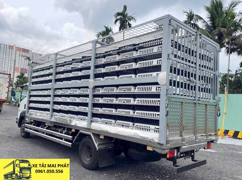 isuzu frr 650 chở gia cầm