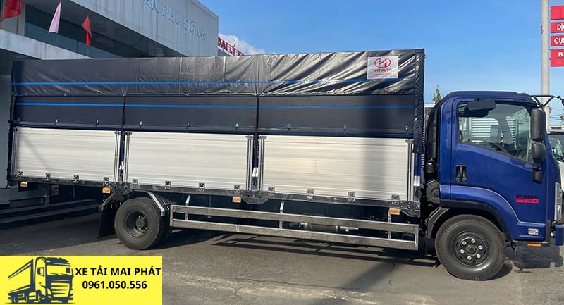 isuzu frr 650 thùng bạt nhôm
