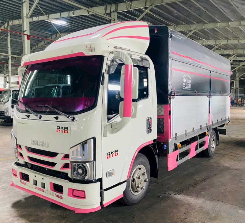 Xe Tải Isuzu QKR 210 Thùng Mui Bạt 4 isuzu qkr 210 thùng bạt nhôm