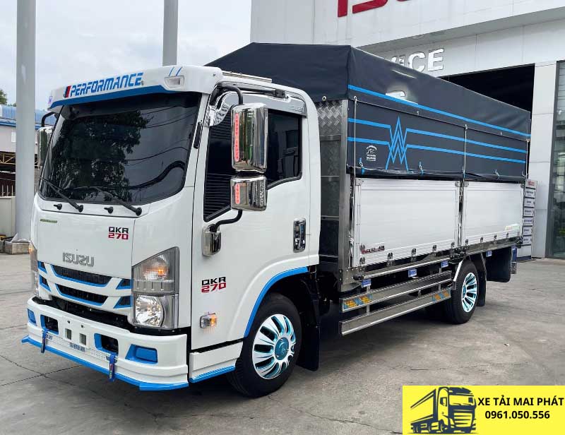 isuzu qkr 270 thùng bạt bửng nhôm