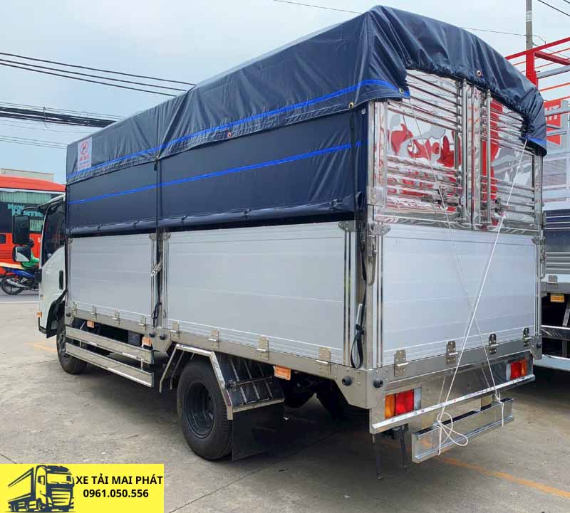 isuzu qkr 270 thùng bạt bửng nhôm