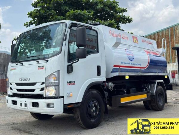 xe bồn 7 khối isuzu nqr 550 chở xăng dầu