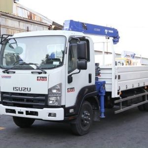 xe tải isuzu frr 650 gắn cẩu