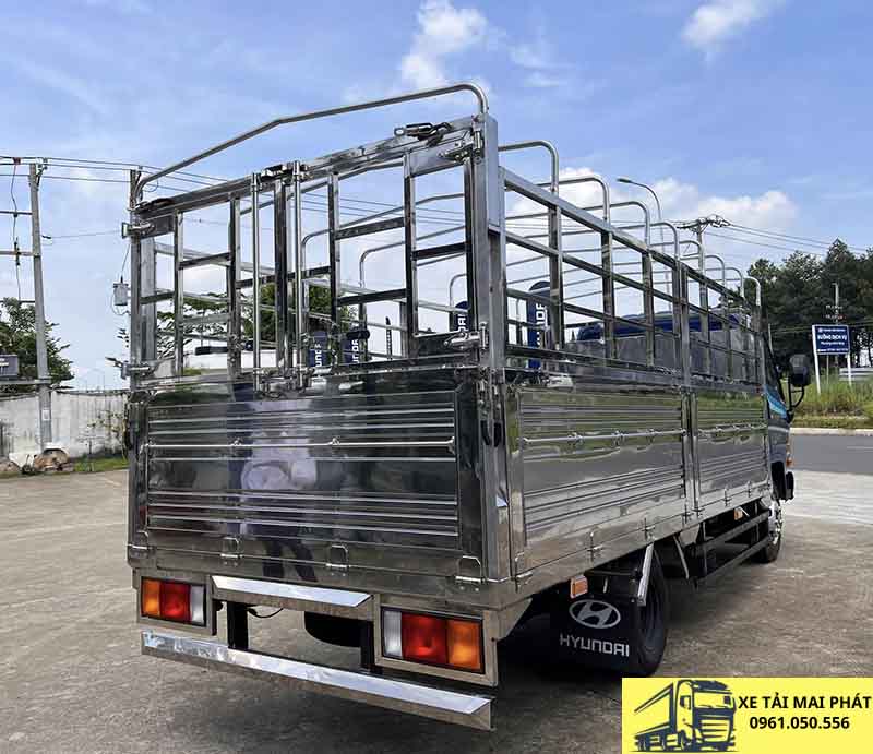 hyundai n250sl thùng bạt inox