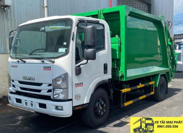 xe ép rác 7 khối isuzu nqr 550