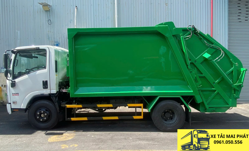 xe ép rác 7 khối isuzu nqr 550