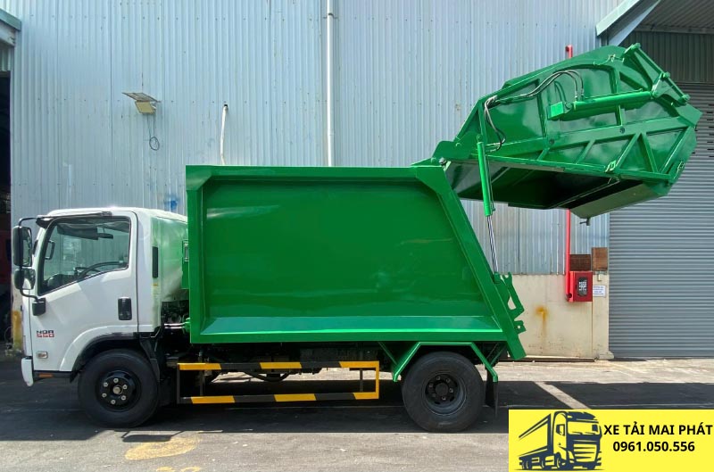 xe ép rác 7 khối isuzu nqr 550