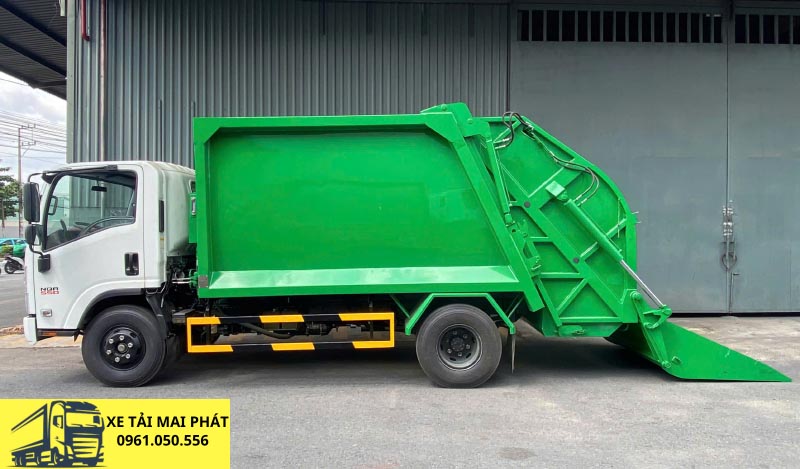 xe ép rác 7 khối isuzu nqr 550
