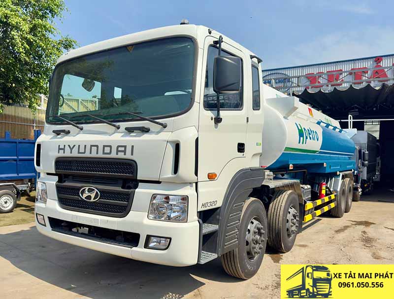 xe bồn 22 khối chở xăng dầu hyundai hd 320