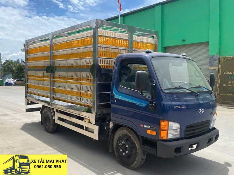 hyundai n500la thùng chở gia cầm