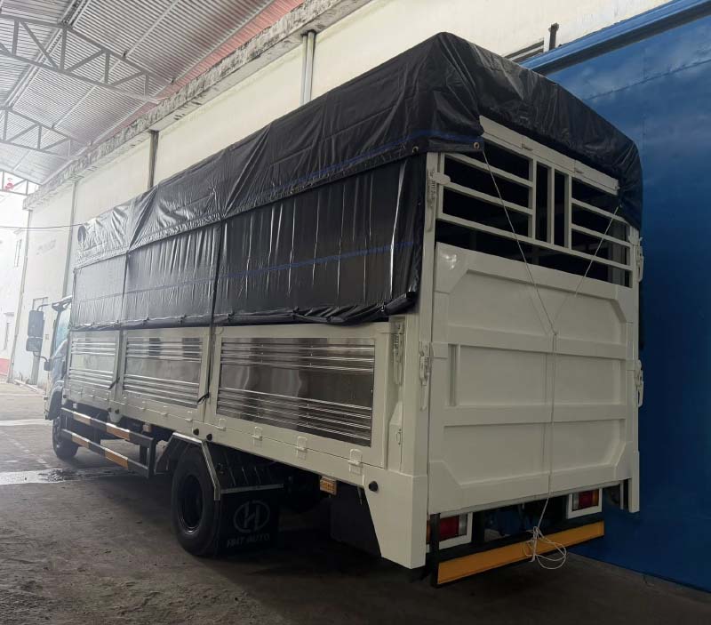 Isuzu NPR 350 Thùng Bạt 11 isuzu npr 350 thùng bạt bửng nâng