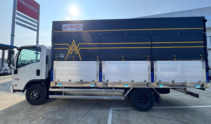 Isuzu NPR 350 Thùng Bạt 7 isuzu npr 350 thùng bạt nhôm