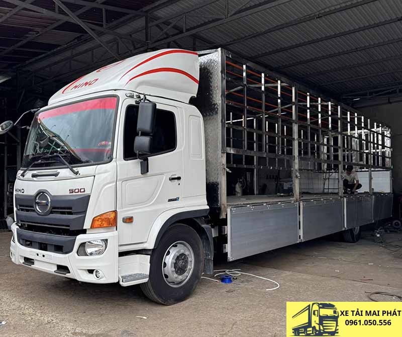 mui lướt gió hino 8 tấn