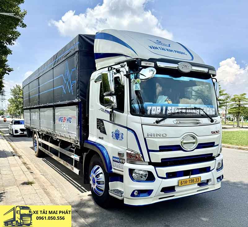 mui lướt gió hino 8 tấn