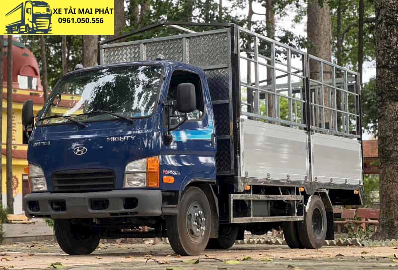 hyundai n500la thùng bạt bửng nhôm