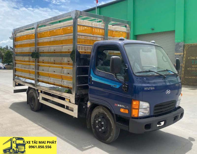 hyundai n550la thùng gia cầm