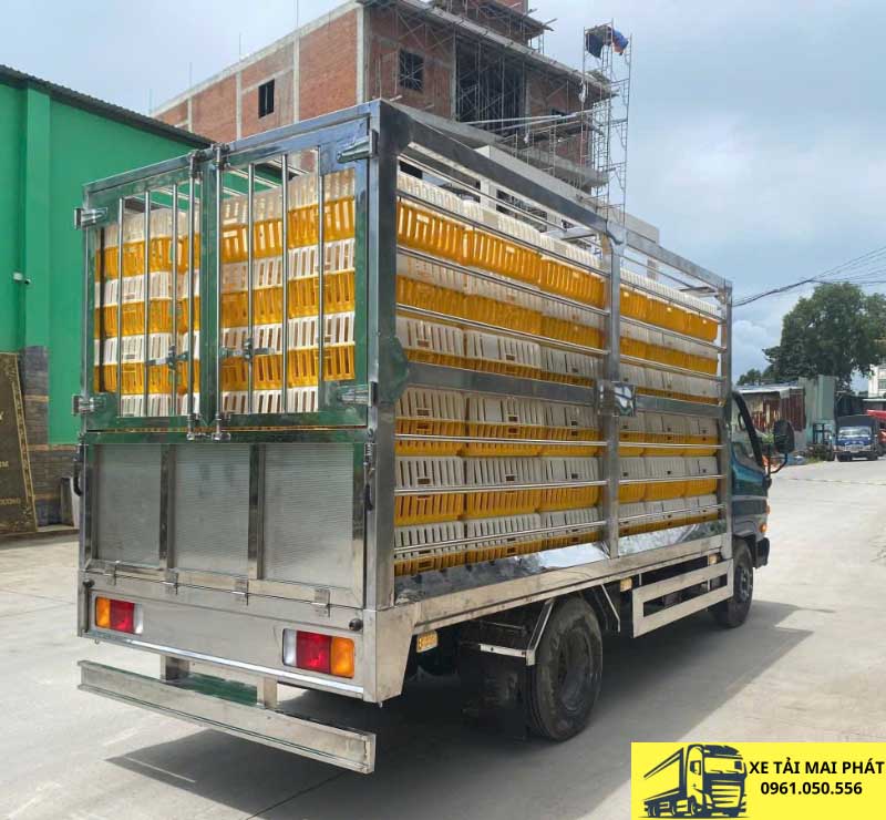 hyundai n550l a thùng gia cầm