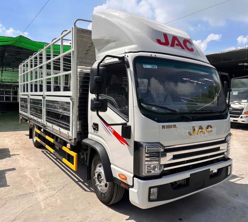 jac n350sl thùng bạt bửng nâng
