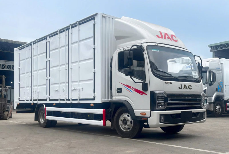 jac n350sl thùng kín container