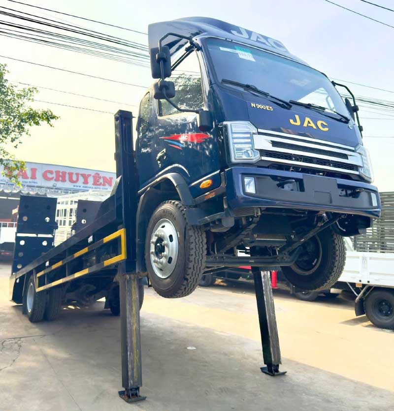 Xe Nâng Đầu Chở Máy Công Trình JAC N900 2 xe nâng đầu chở máy công trình jac n900