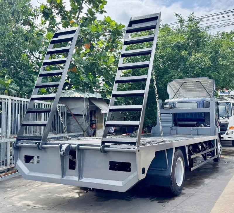 Xe Nâng Đầu Chở Máy Công Trình JAC N900 5 xe nâng đầu chở máy công trình jac n900