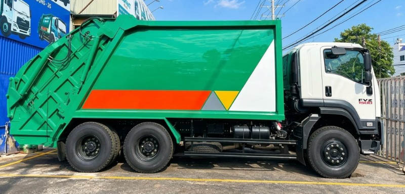 Xe Ép Rác 22 Khối Isuzu FVZ 1500 4 xe ép 22 khối rác isuzu fvz 1500